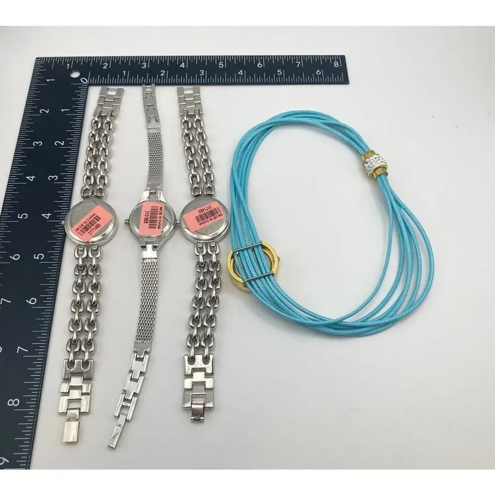 New Women's Strada Genoa Bulk Watch Lot of Four (4) Fresh Batteries New in Box